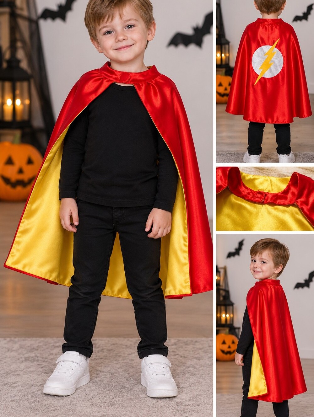 Kids Superhero Cape – Halloween Costume